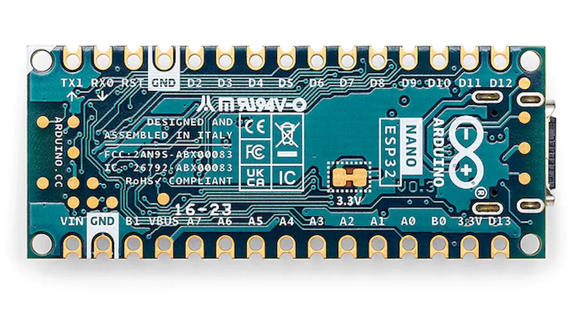 Arduino lançou a placa Nano ESP32 por US$ 20,00