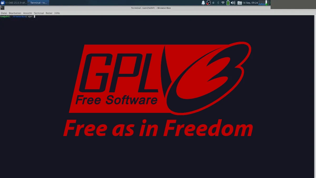 BrowserBox agora é um software livre coberto pela licença GPL v3