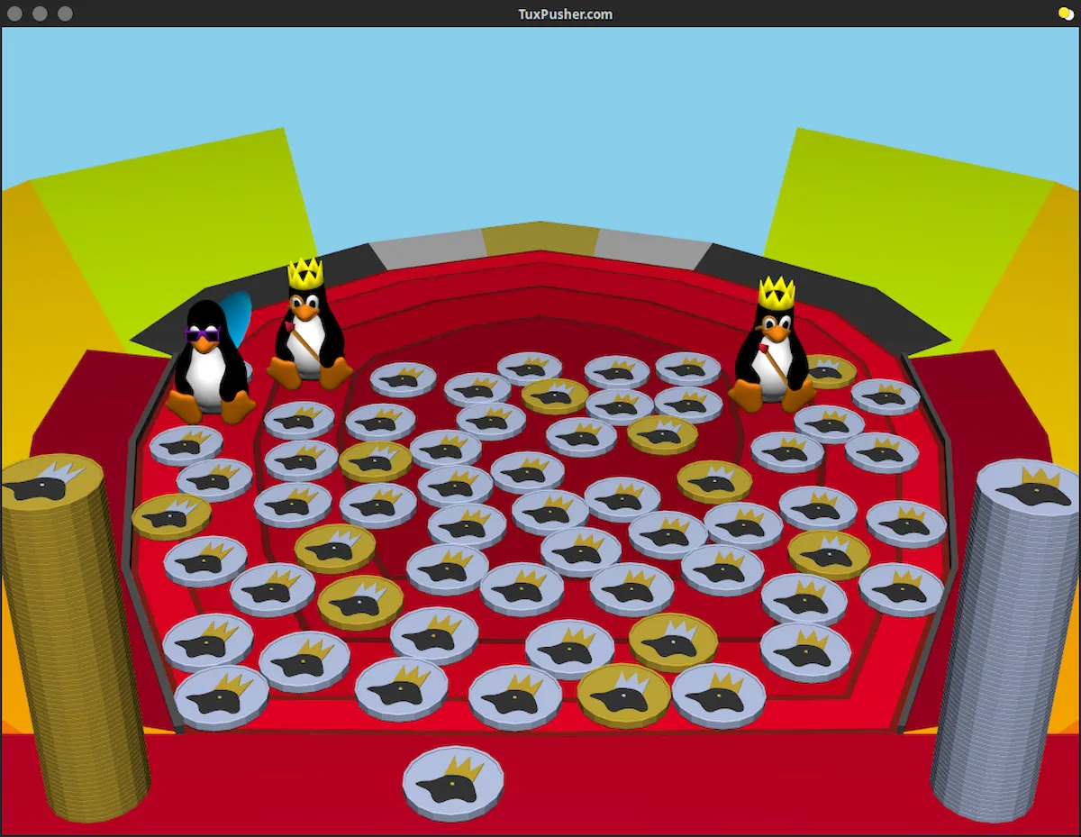 Como instalar o jogo TuxPusher no Linux via Flatpak