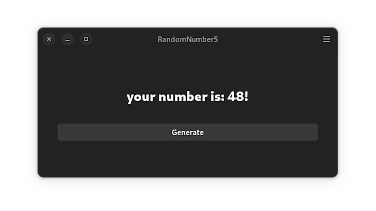Como instalar o Random Number Five no Linux via Flatpak