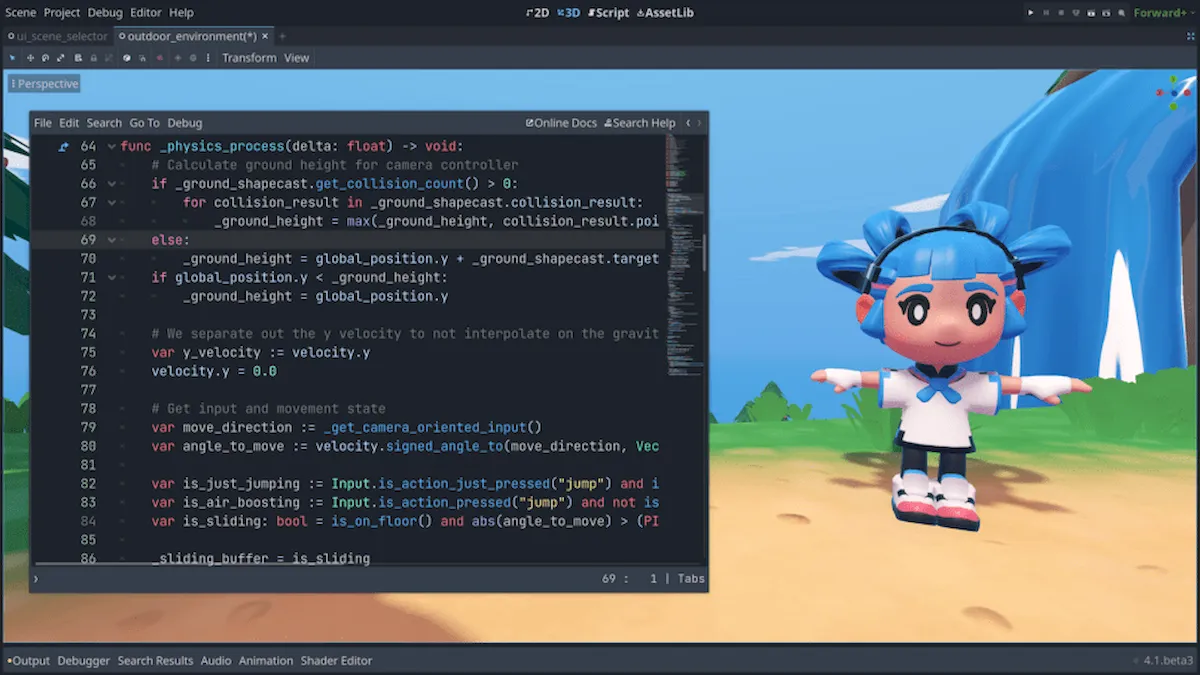 Godot 4.1 lançado com grandes novidades e melhorias