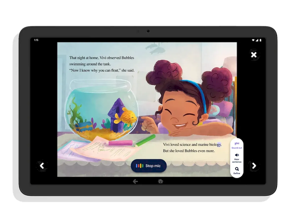 Novos recursos do Google Play melhorarão a leitura para crianças