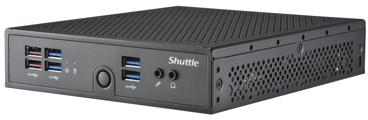 Shuttle DS50U, um mini PC fanless com Intel Raptor Lake-U