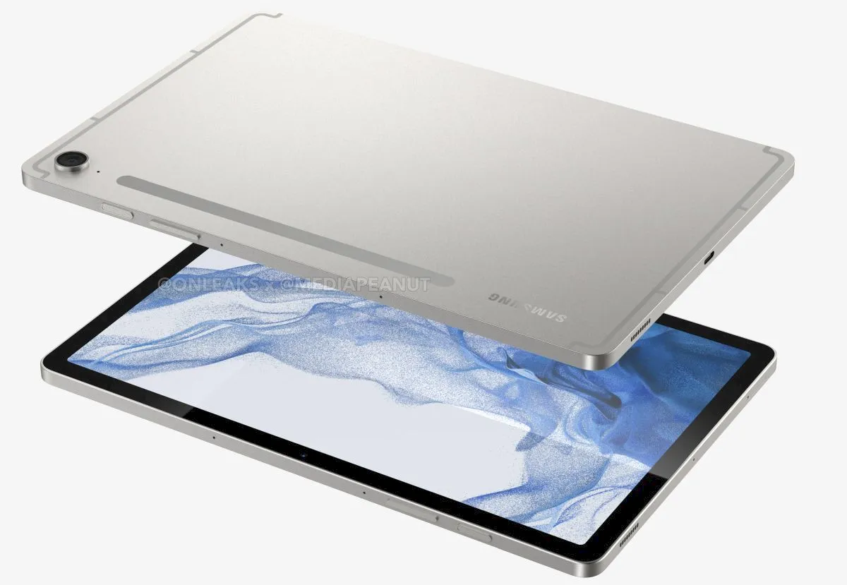 Vazaram fotos e detalhes do Samsung Galaxy Tab S9 FE e S9 FE+