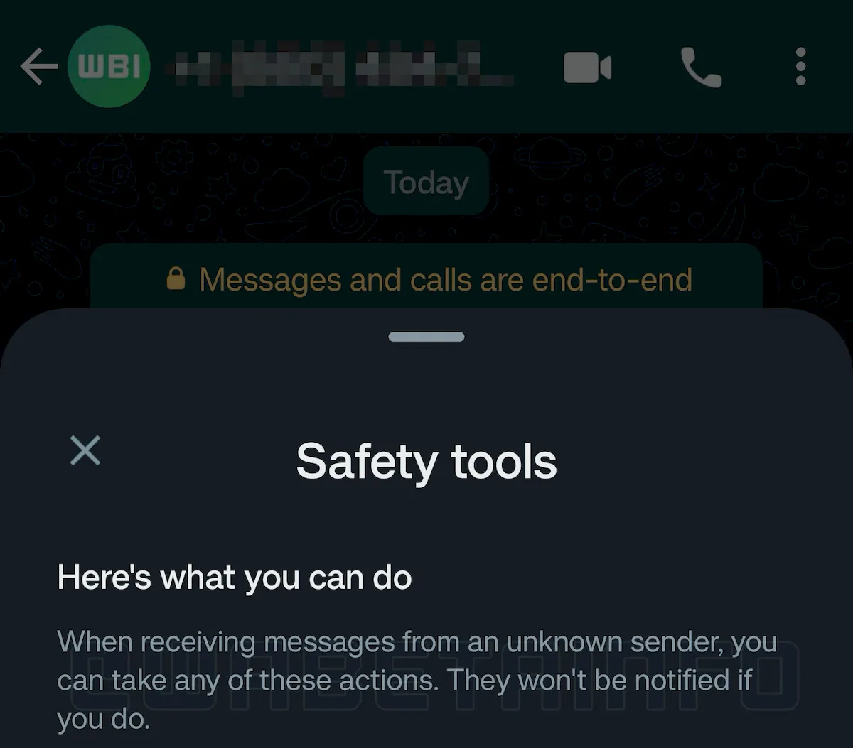 WhatsApp para Android melhorou as ferramentas de segurança