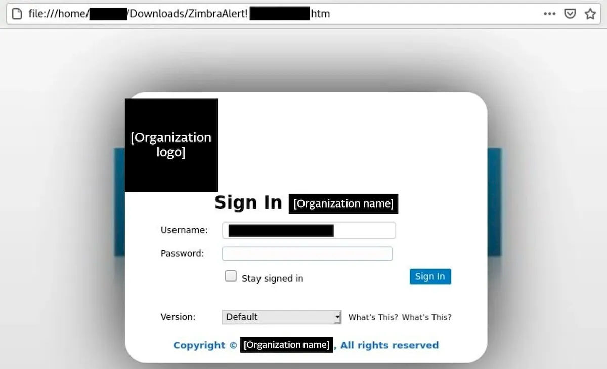 Campanha de phishing rouba contas de servidores Zimbra no mundo
