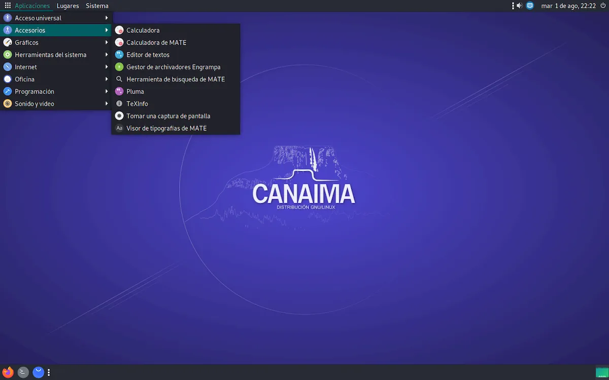 Canaima 7.2 lançado com novas opções de desktop