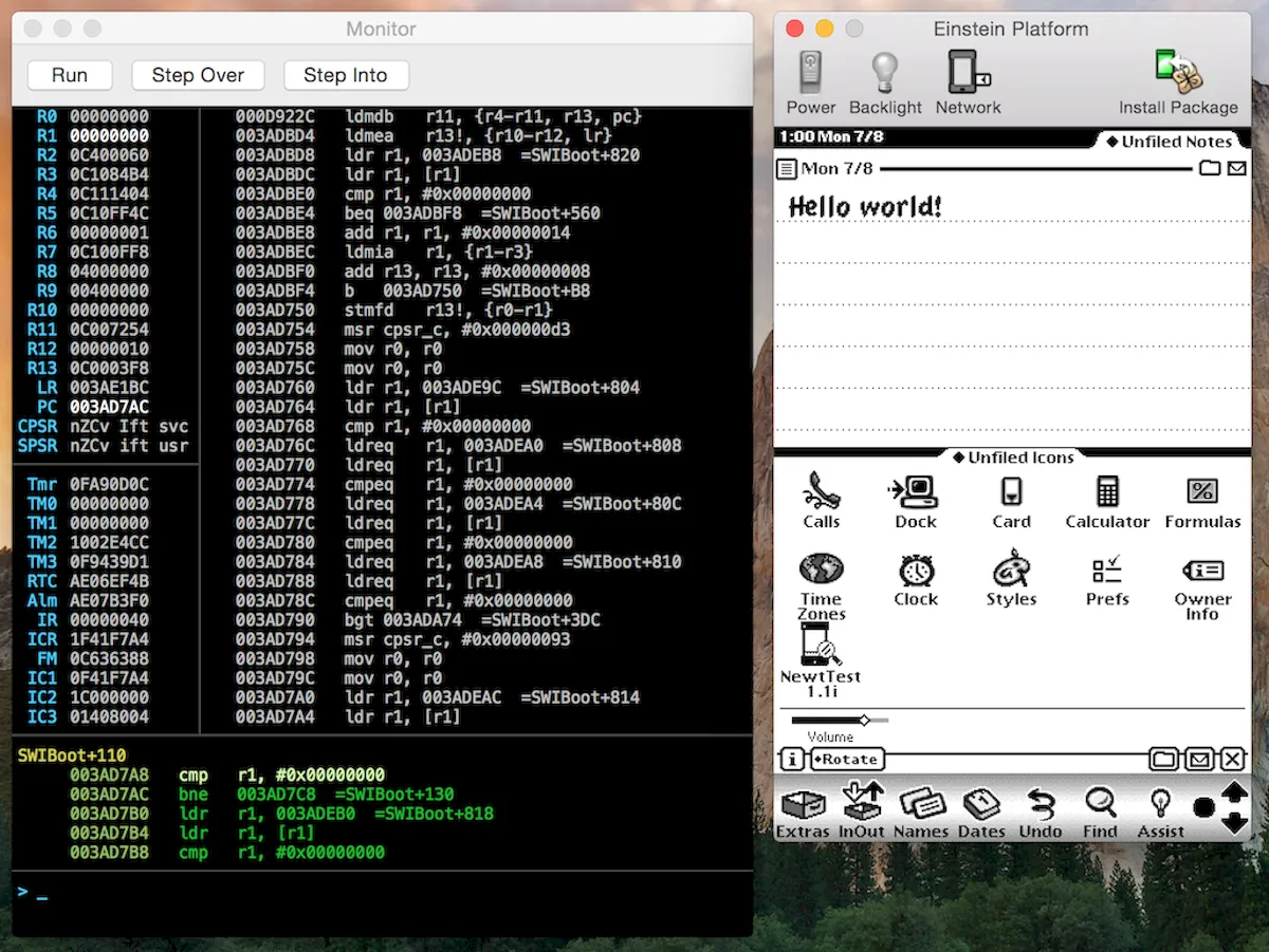 Como instalar o emulador de NewtonOS Einstein no Linux via Snap