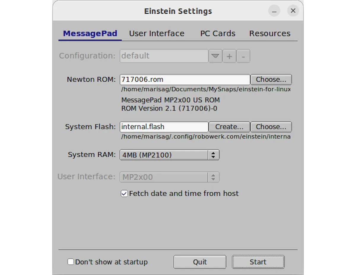 Como instalar o emulador de NewtonOS Einstein no Linux via Snap