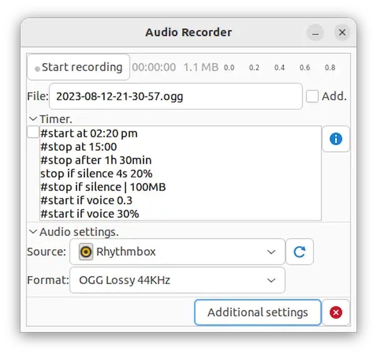 Como instalar o gravador Audio Recorder no Ubuntu e derivados