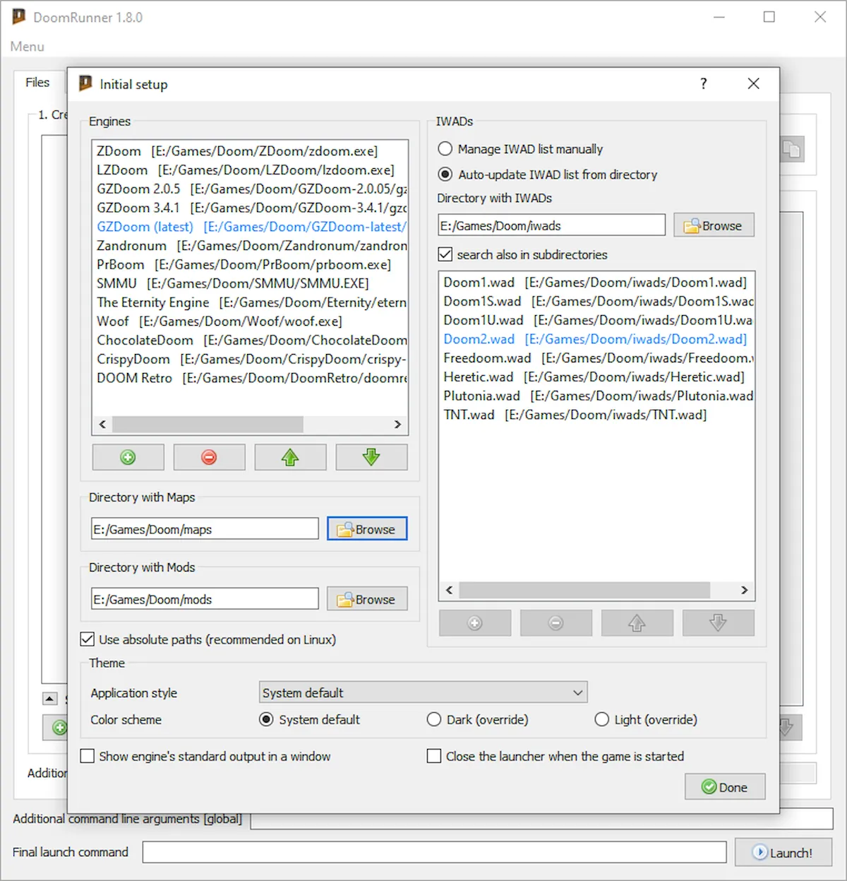 Como instalar o lançador Doom Runner no Linux via Flatpak