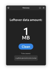 Como instalar o limpador Flatsweep no Linux via Flatpak