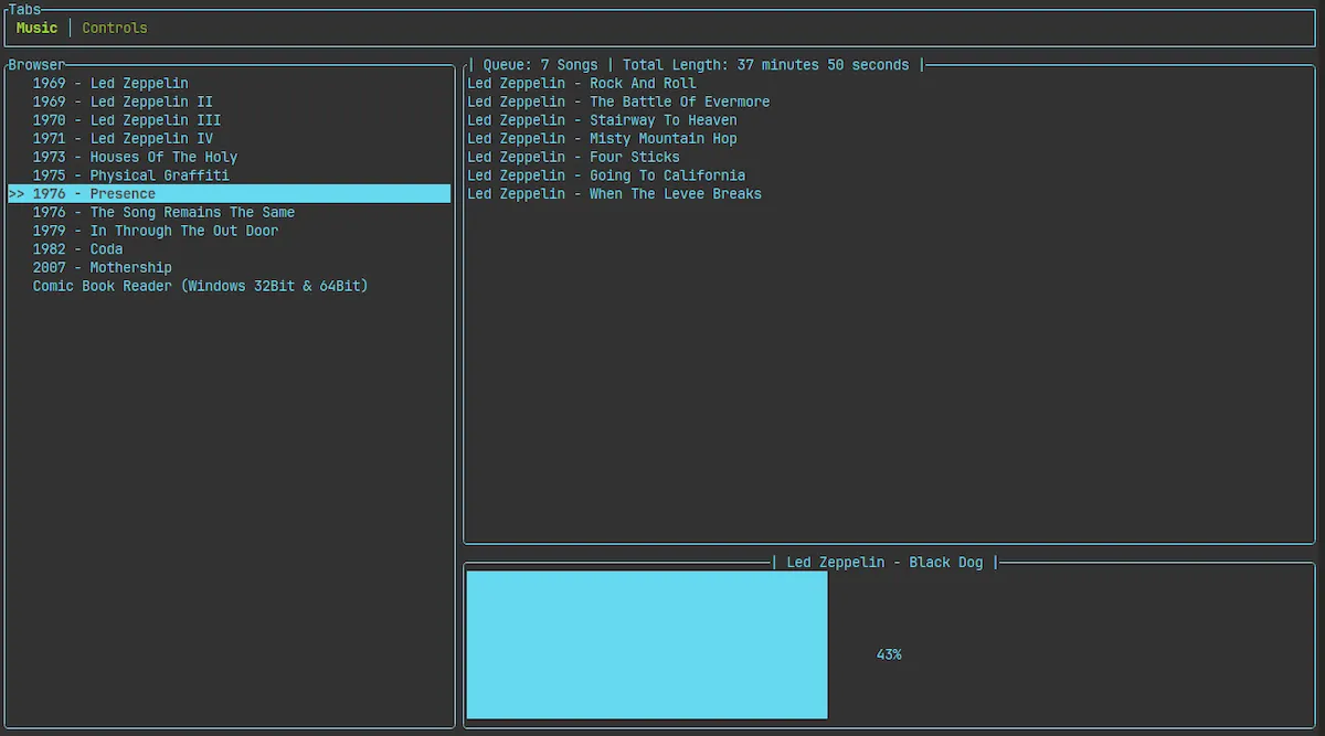 Como instalar o tocador de música para terminal Kronos no Linux