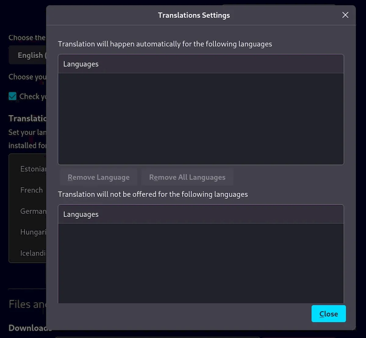 Firefox 117 beta lançado com tradução automática integrada
