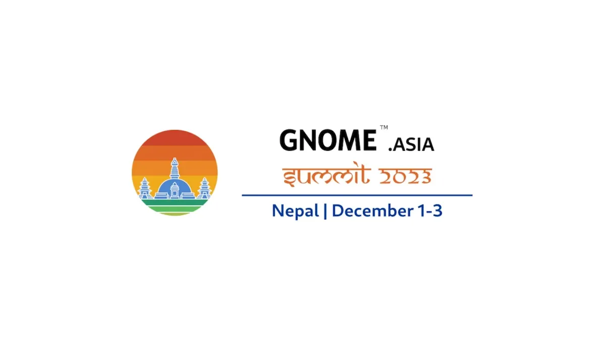 Fundação GNOME abriu a chamada para a GNOME.Asia 2023