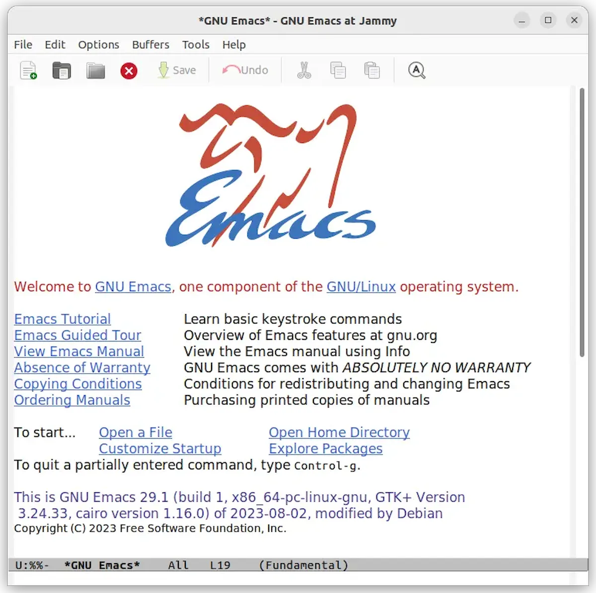 GNU Emacs 29.1 lançado com novos recursos e melhorias