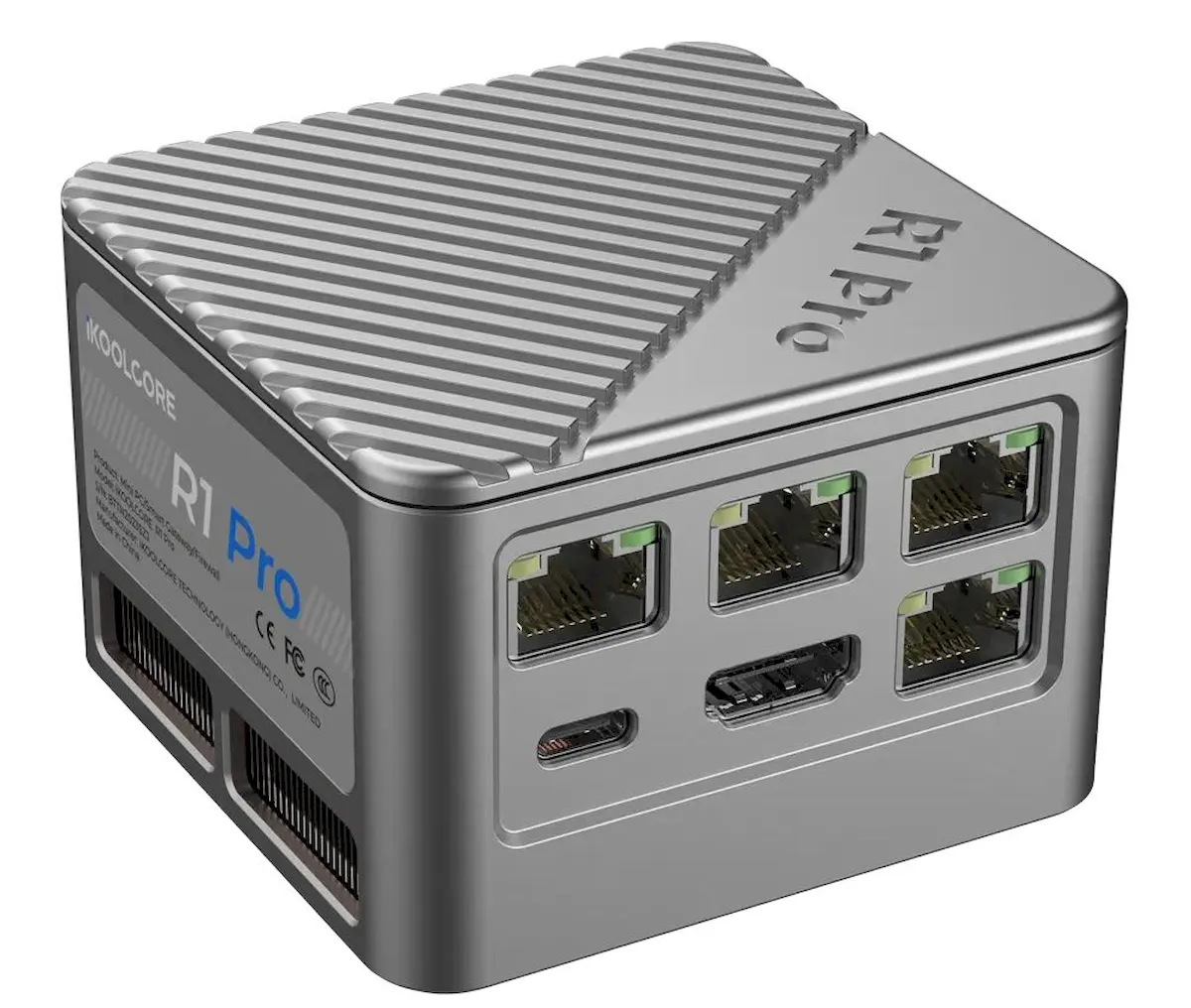 iKoolCore R1 Pro, um mini PC com 4 portas Ethernet de 2.5 GbE