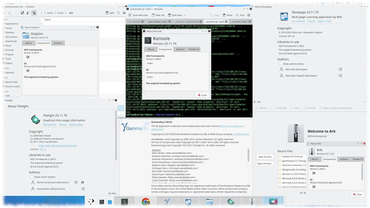 KDE neon facilita o teste de aplicativos KDE Frameworks 6