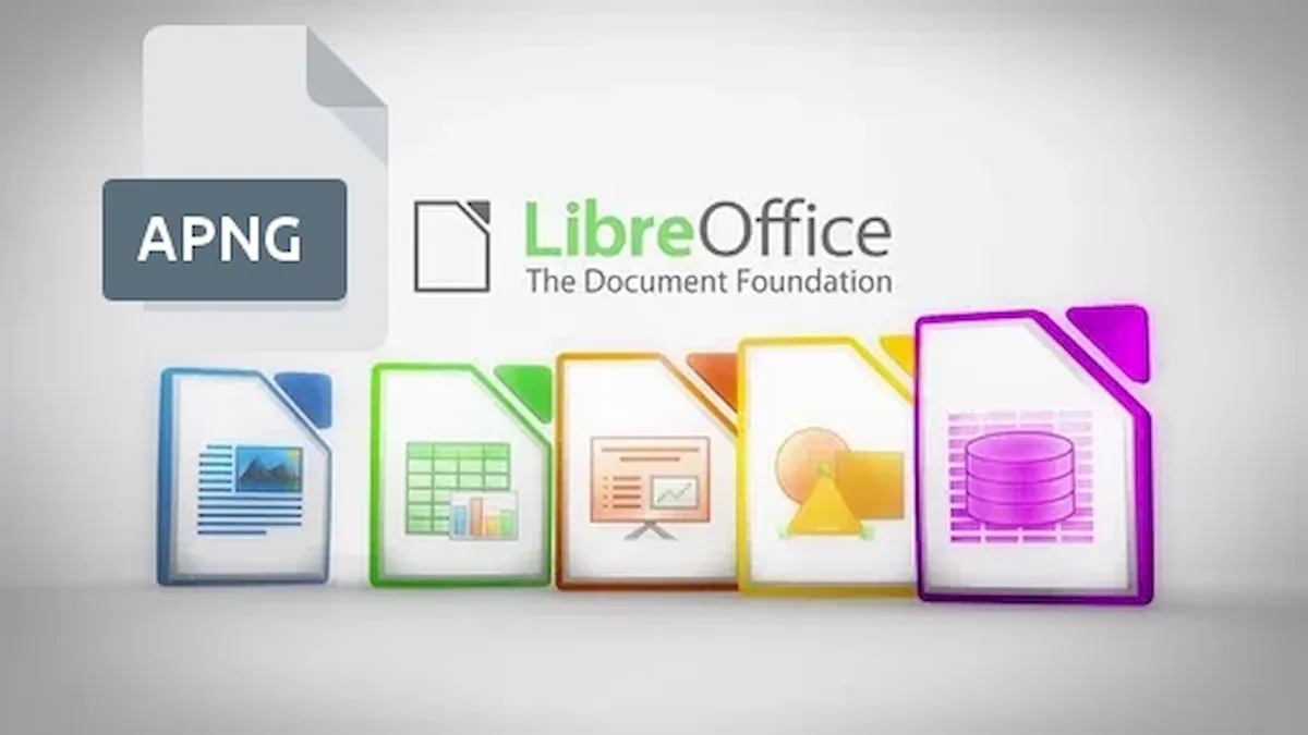 LibreOffice recebeu suporte à exportação para arquivos APNG