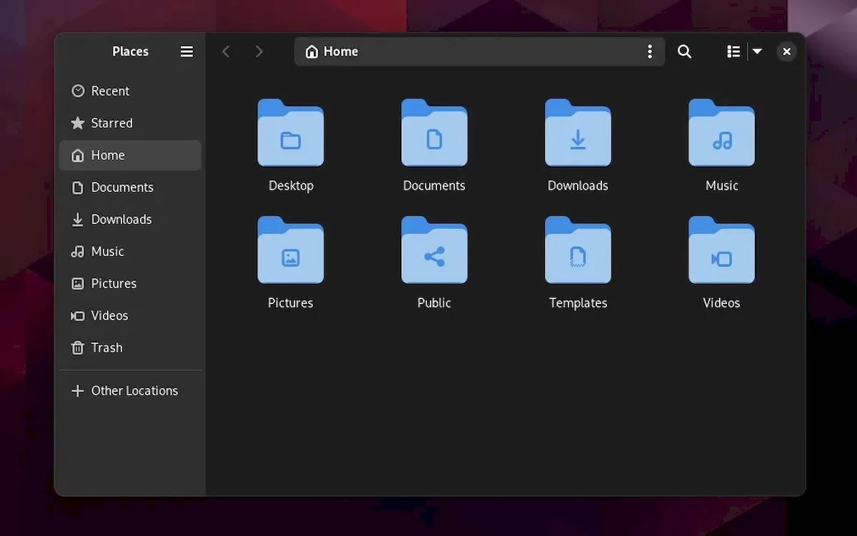 Nautilus do GNOME 45 ganhou um layout de barra lateral moderno