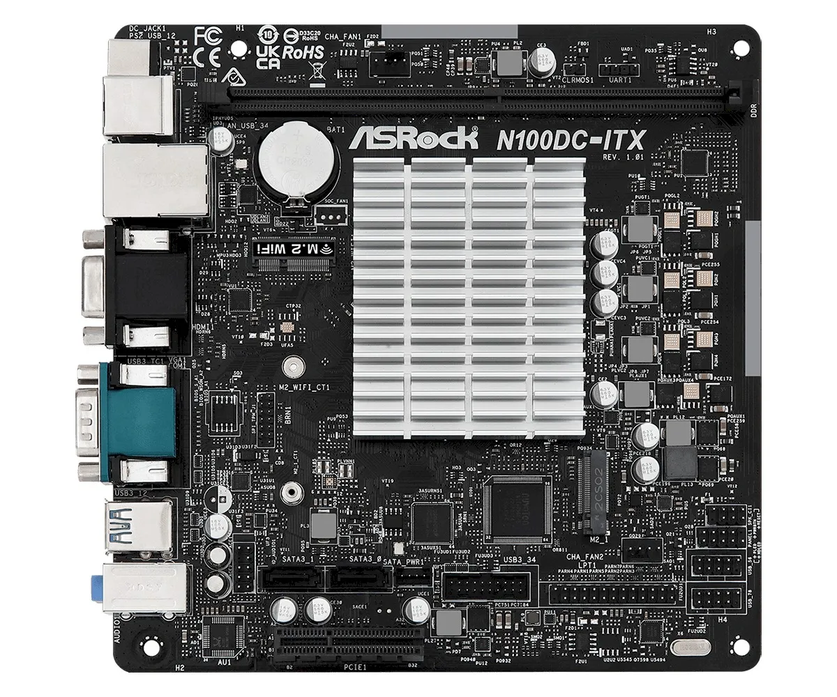 Novas placas-mãe Intel N100 da ASRock já estão disponíveis