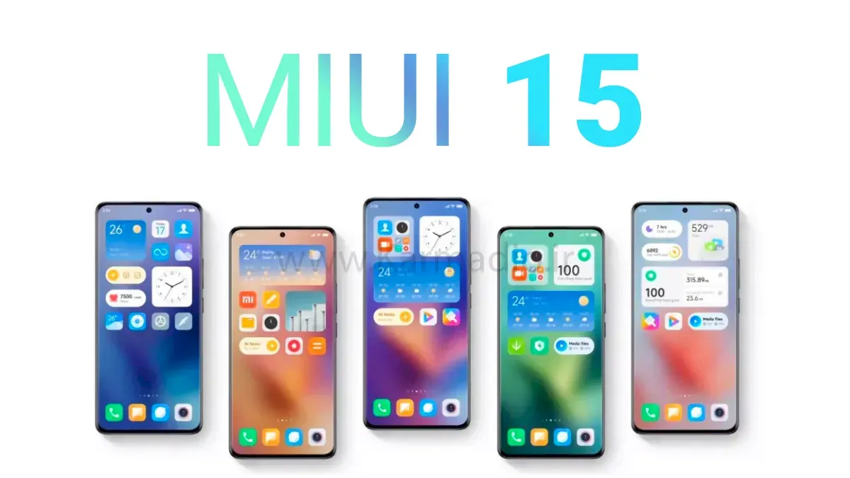 Revelados os primeiros detalhes do MIUI 15