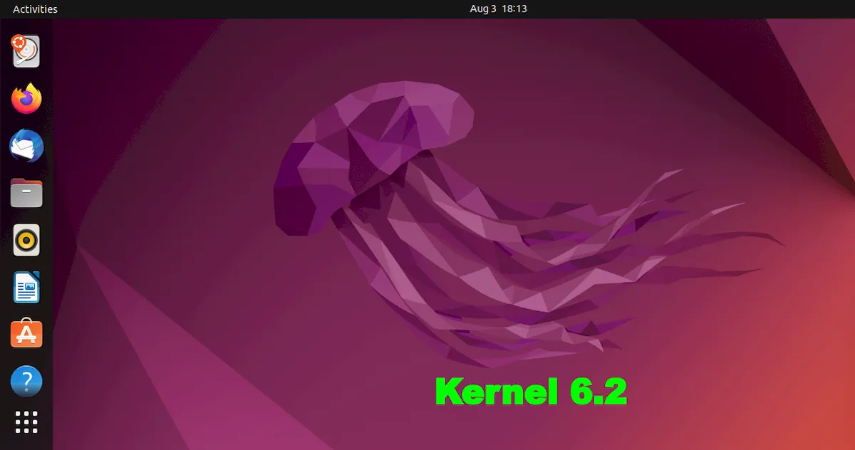 Ubuntu 22.04 LTS recebeu o kernel 6.2 do Ubuntu 23.04