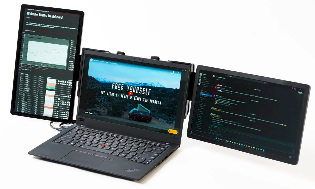 Xebec Snap transforma um laptop em um computador de tela tripla