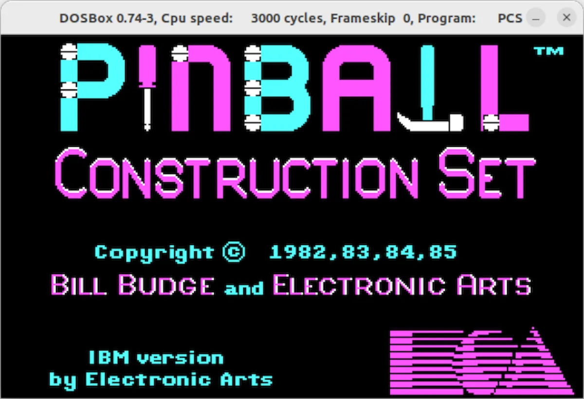 Como instalar o jogo Pinball Construction Set no Linux via Snap