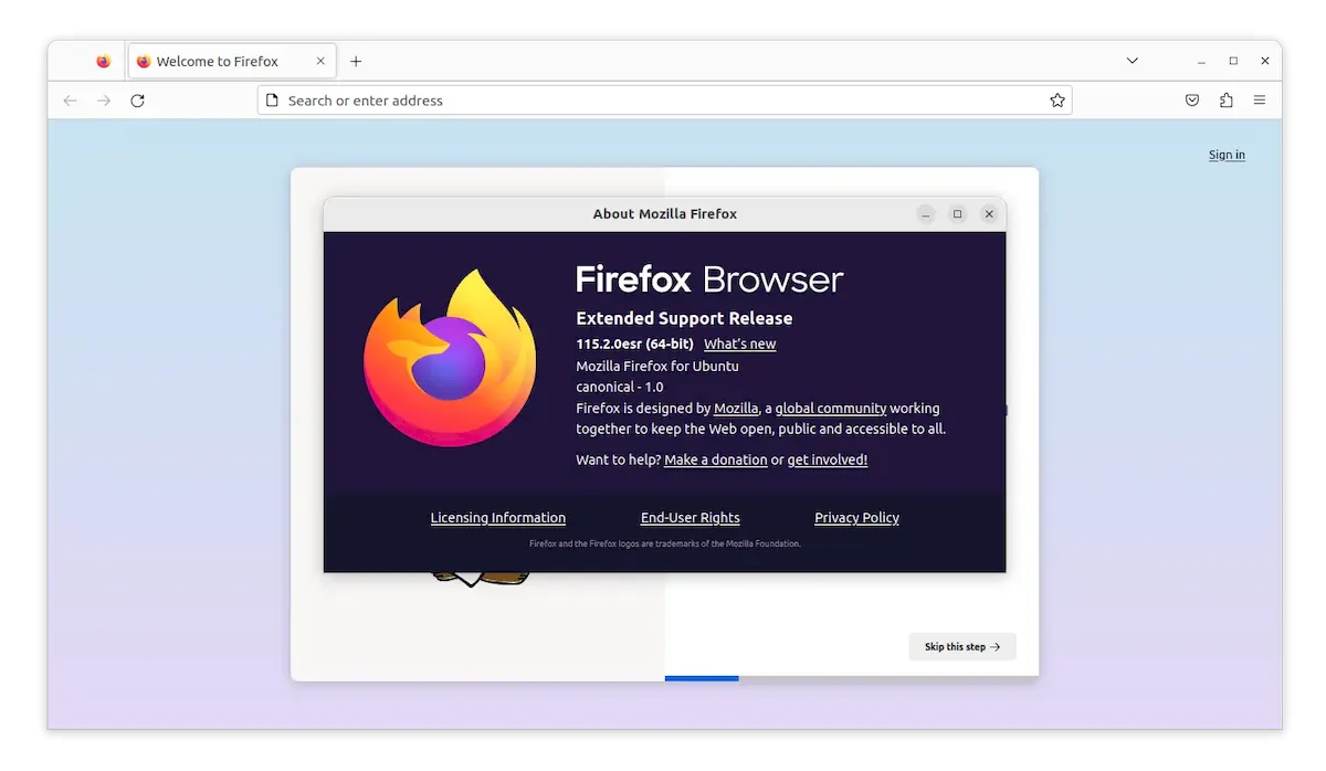 Como instalar o navegador Firefox ESR no Ubuntu e derivados