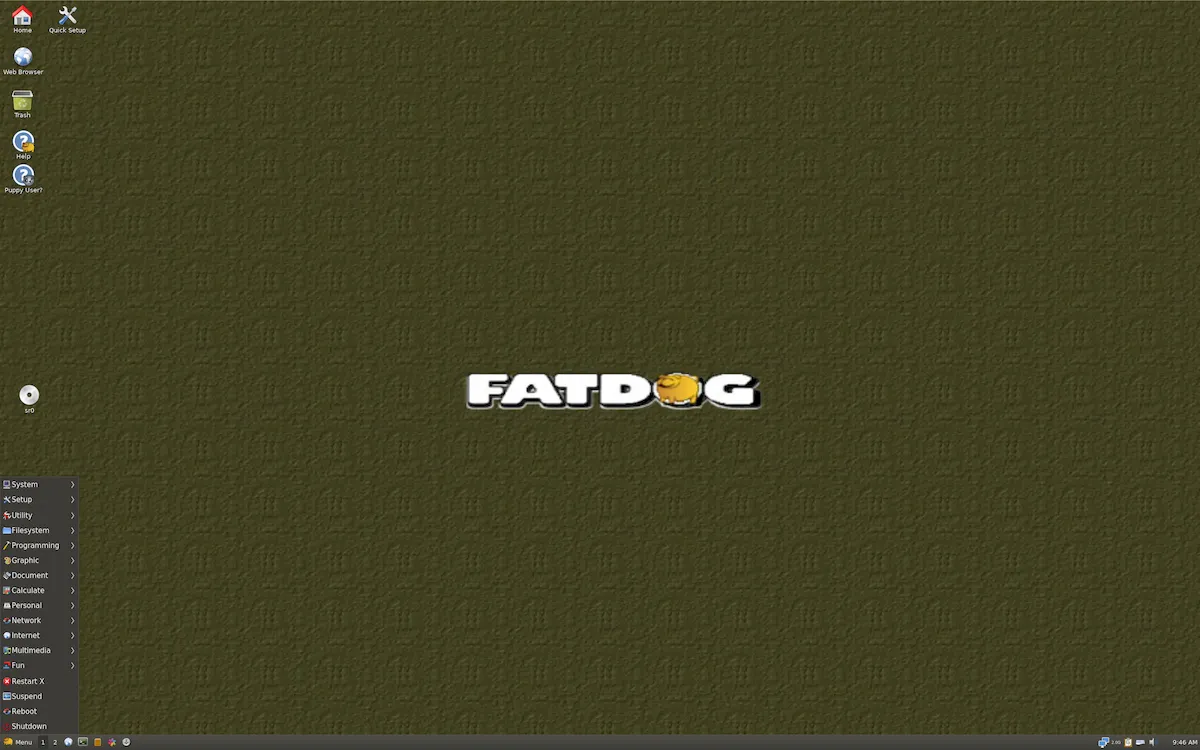 Fatdog64 900 lançado com base no Linux From Scratch 11.3