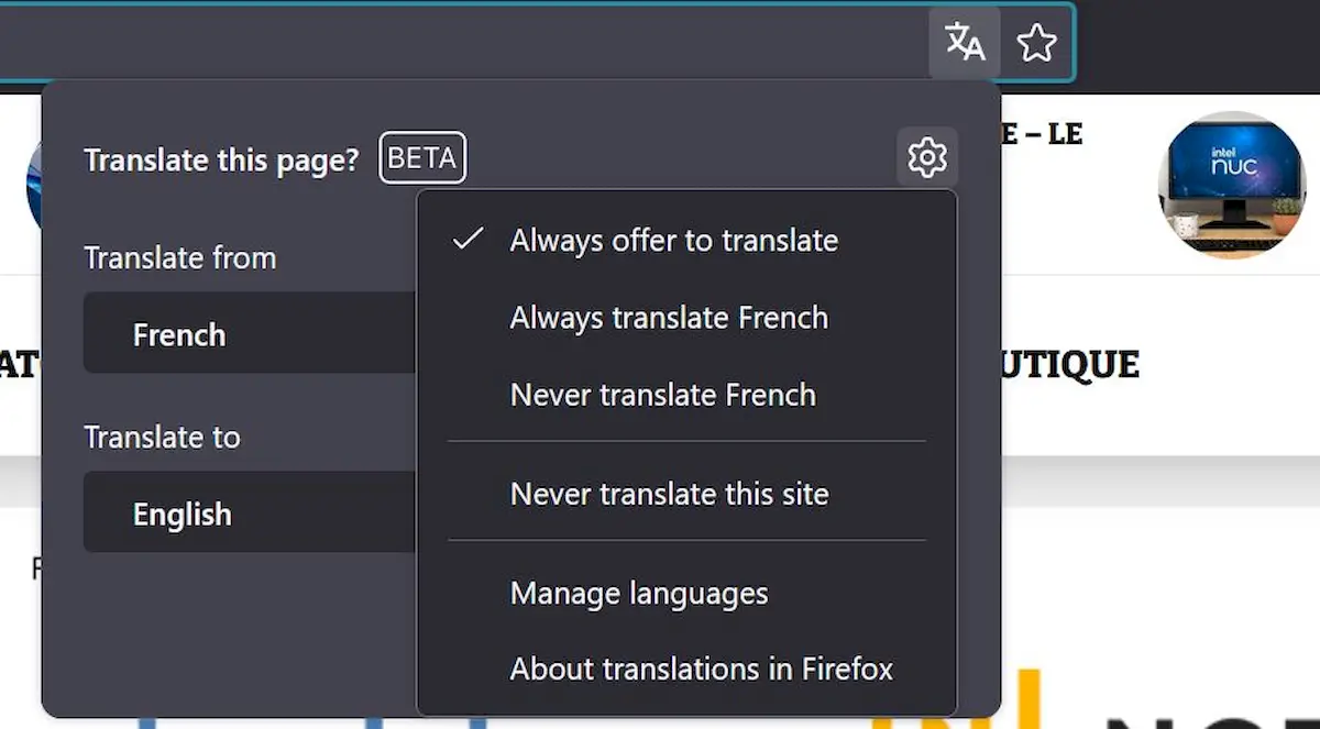 Firefox 118 traz tradução de sites baseada em navegador