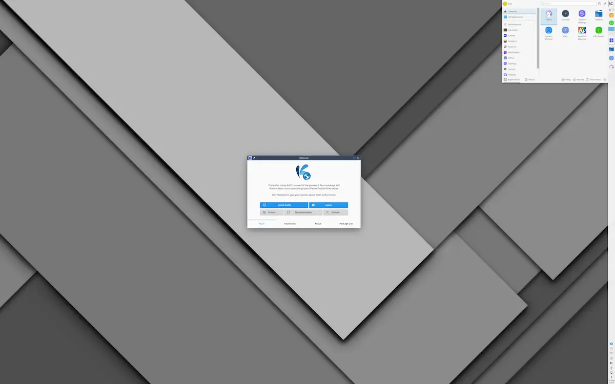 KaOS 2023.09 lançado com kernel 6.4 e KDE Plasma 5.27 LTS