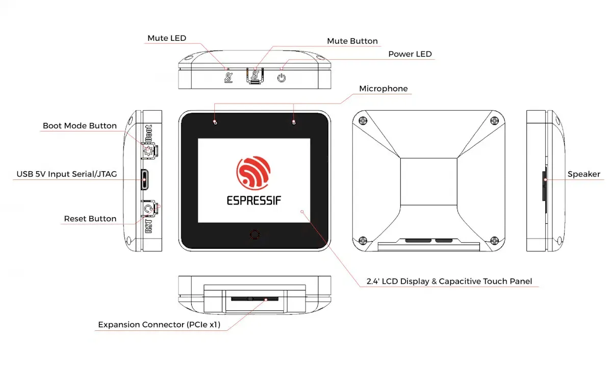 Kit de desenvolvimento ESP32-S3-BOX-3 foi atualizado