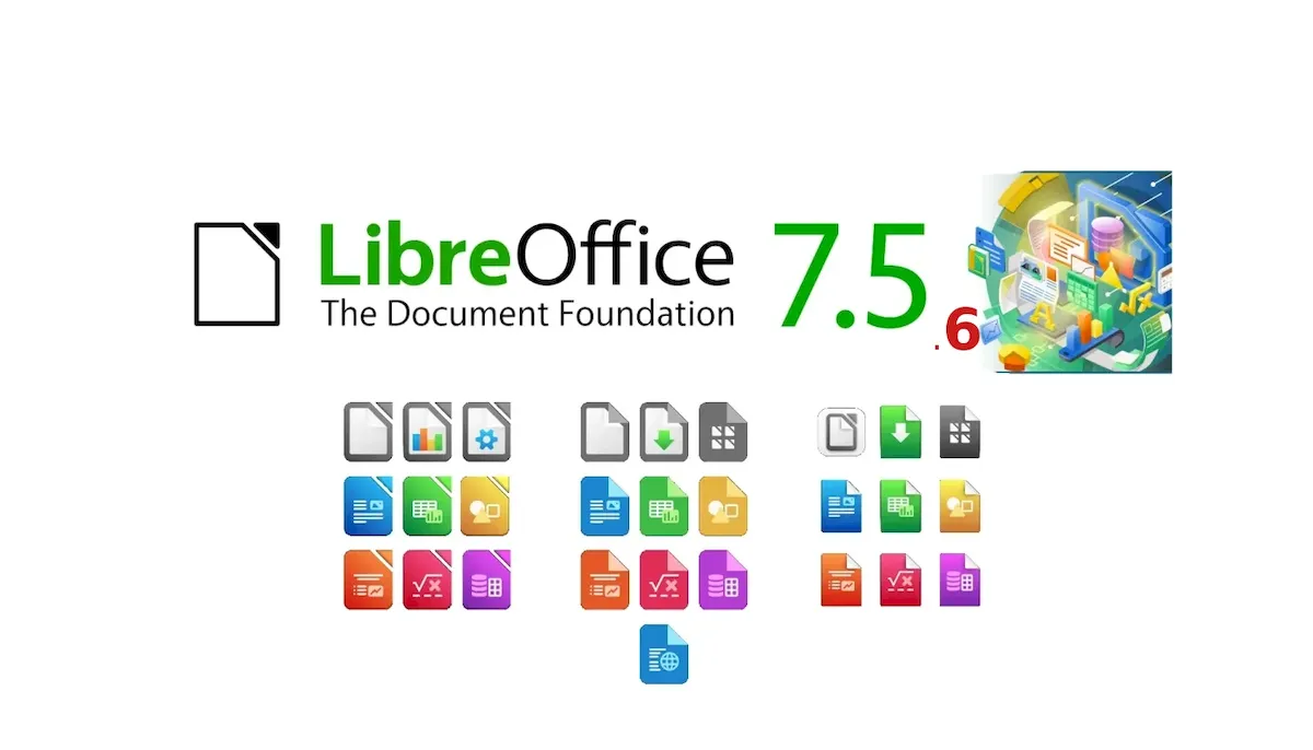 LibreOffice 7.5.6 lançado com mais de 50 correções de bugs