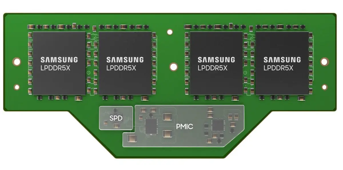 LPCAMM da Samsung combina o melhor do LPDDR e DDR