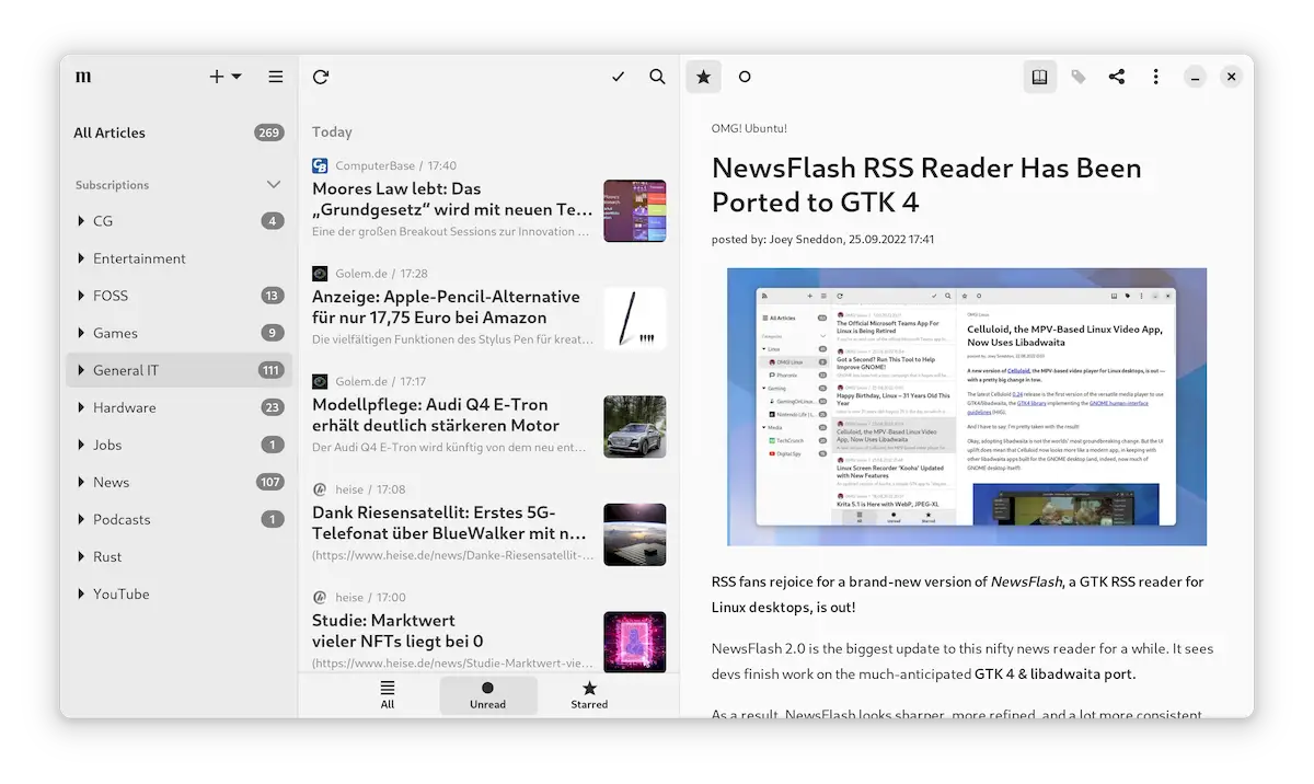 NewsFlash 3 lançado com novo e elegante visual