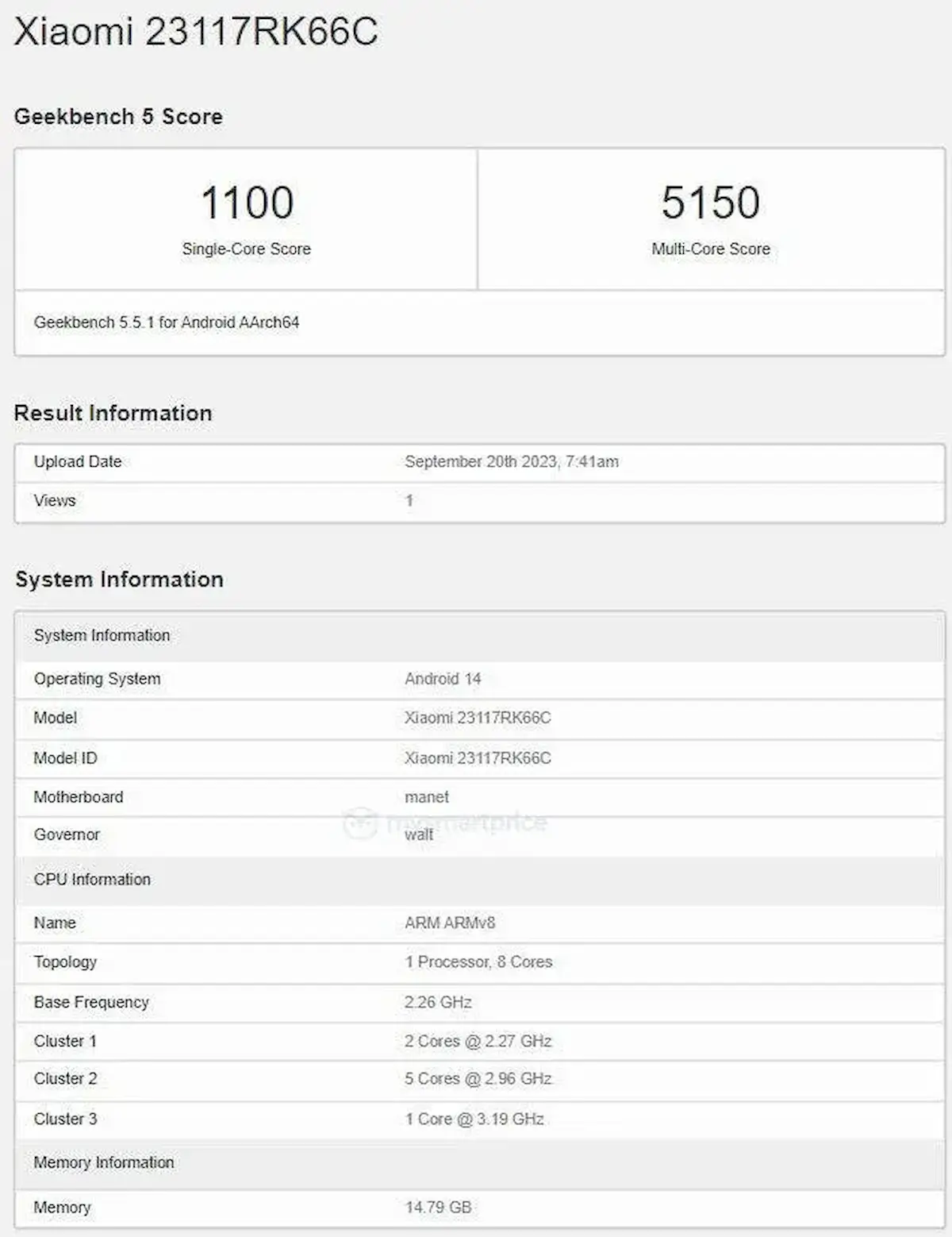 Redmi K70 Pro apareceu no Geekbench