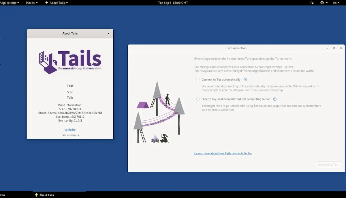 Tails 5.17 lançado com Tails Installer renomeado para Tails Cloner