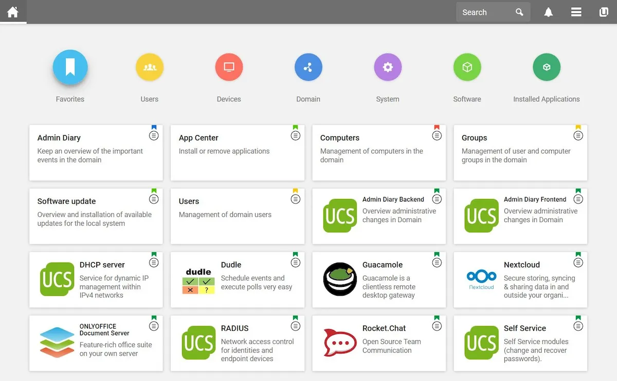 UCS 5.0-5 lançado com novas funcionalidades e correções