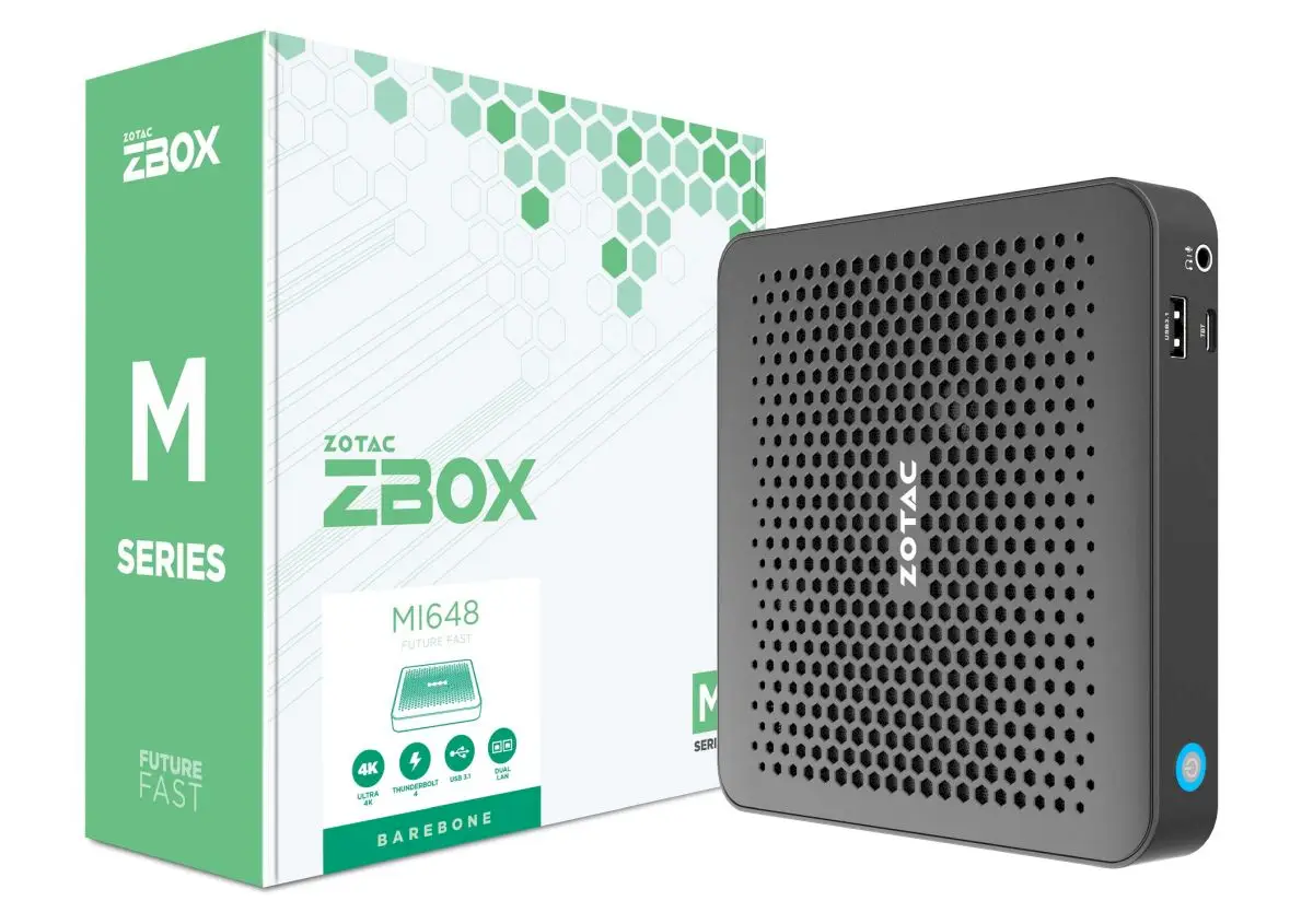 ZBOX Edge MI648 e MI668, PCs ultrafinos com Raptor Lake-P