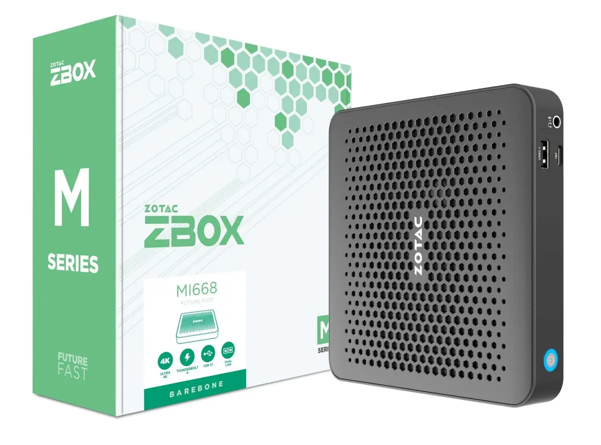 ZBOX Edge MI648 e MI668, PCs ultrafinos com Raptor Lake-P