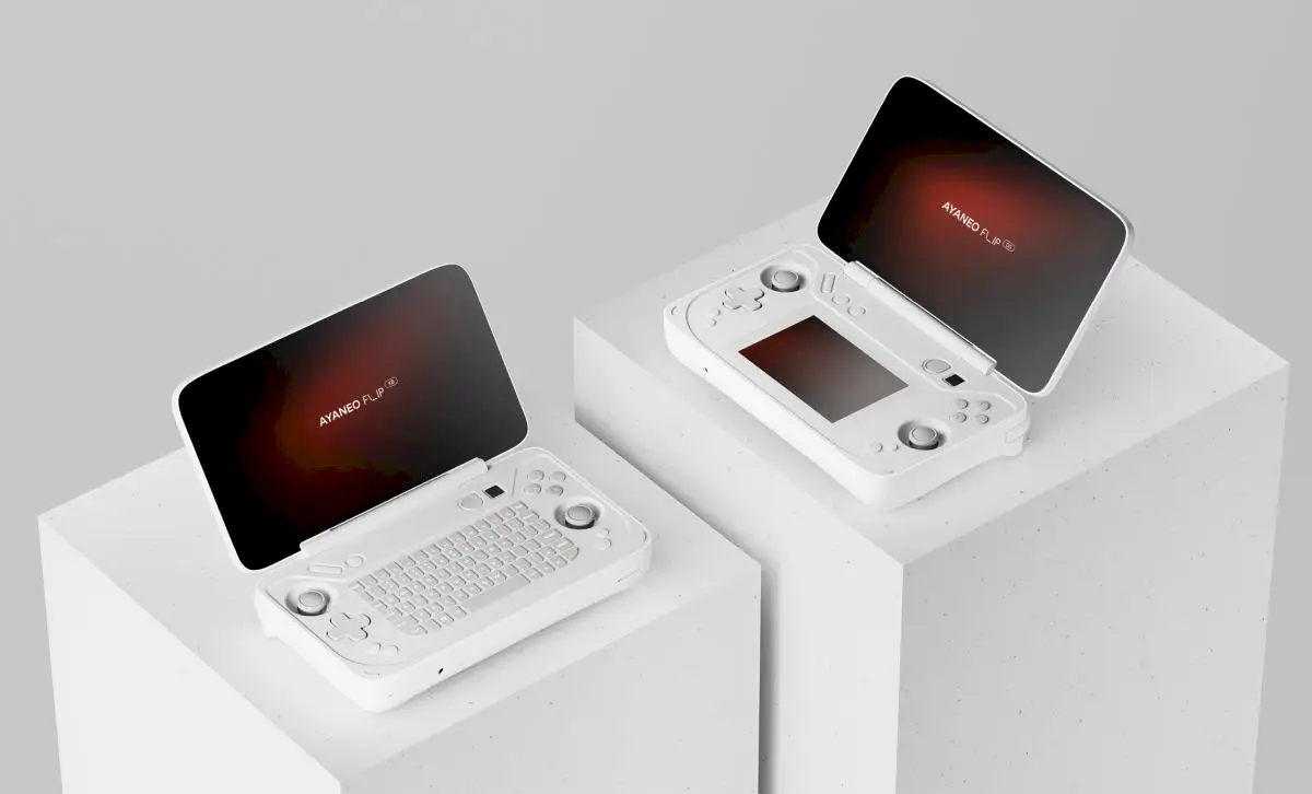 AYA Neo Flip DS, um PC portátil para jogos com tela dupla