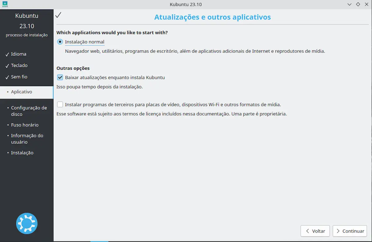 Br OS 23.10 lançado com o resgate da opção de instalação mínima