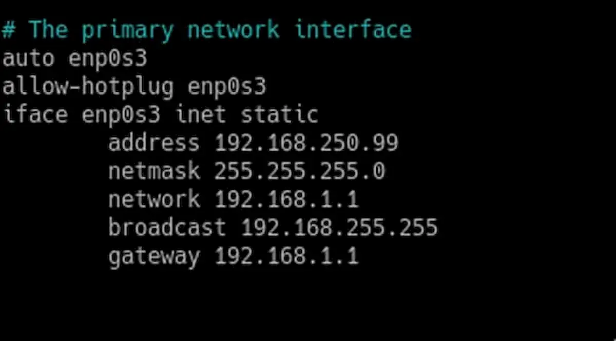 Como definir um endereço IP estático no Debian 10 Buster