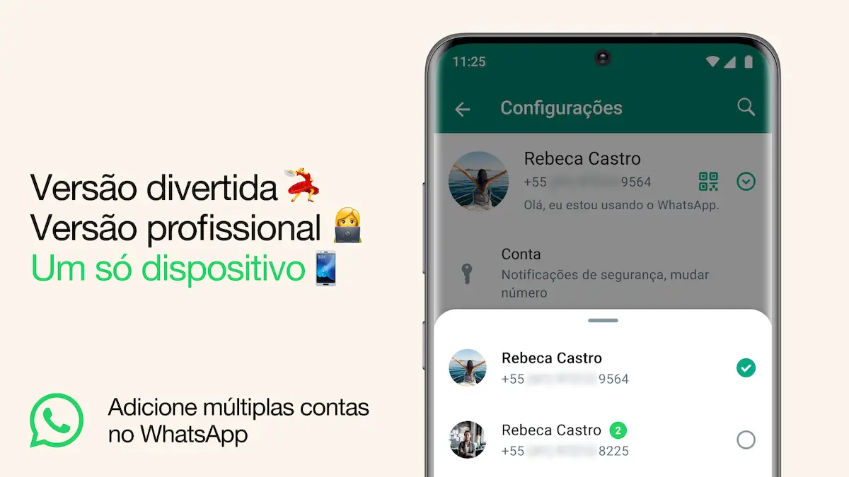 Como usar várias contas do WhatsApp no mesmo dispositivo