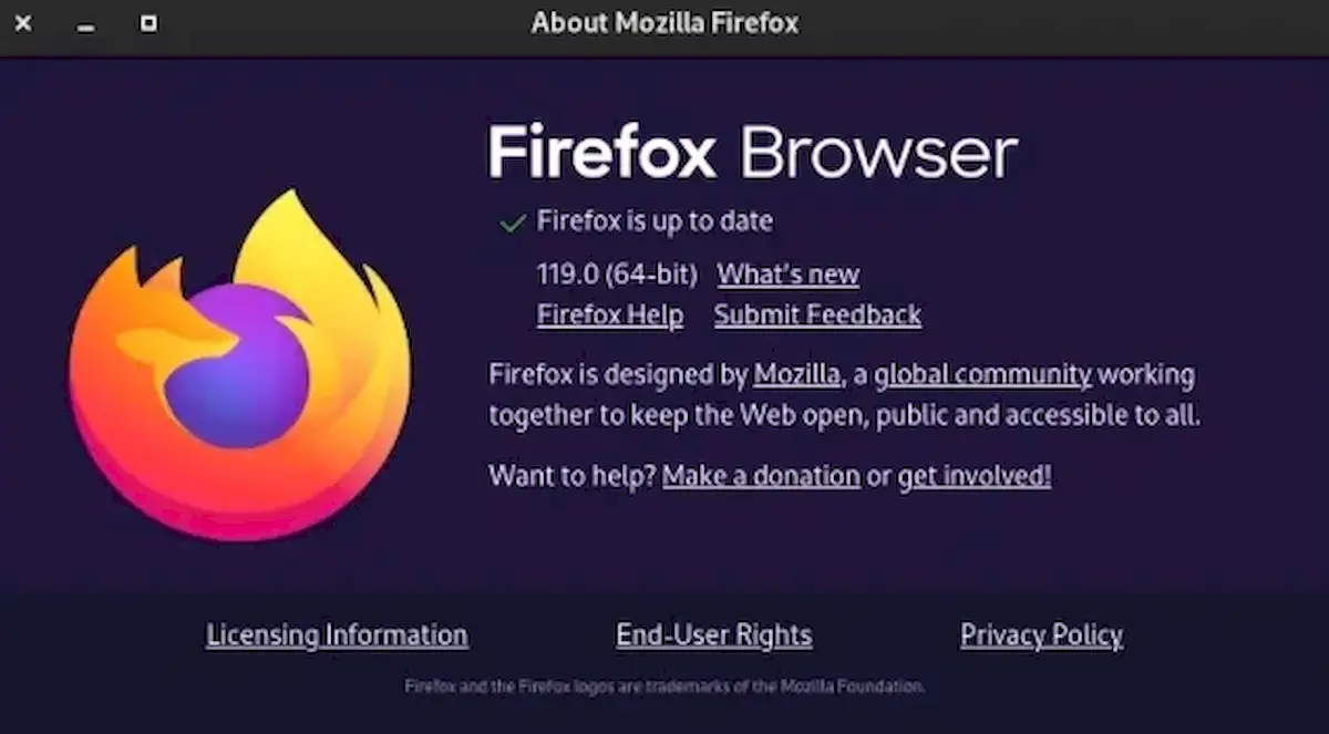 Firefox 119 já está disponível para download