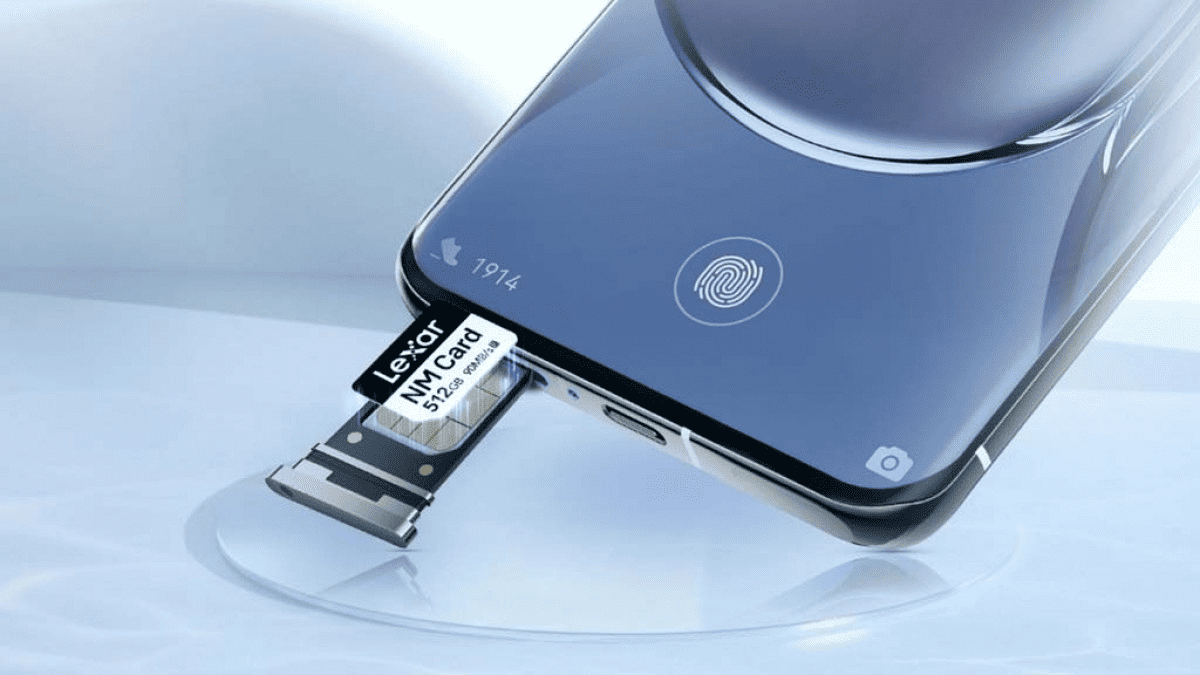 Lexar lançou um cartão NM de 512 GB para smartphones Huawei