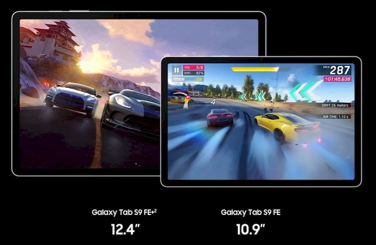 Samsung lançou mais dois tablets da série Galaxy Tab S9 FE