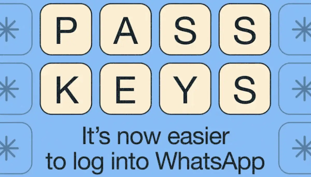 WhatsApp para Android já permite usar passkey